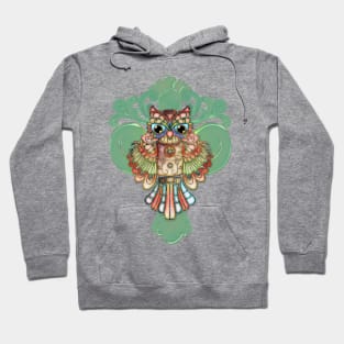 Wonderful elegant decorative owl Hoodie